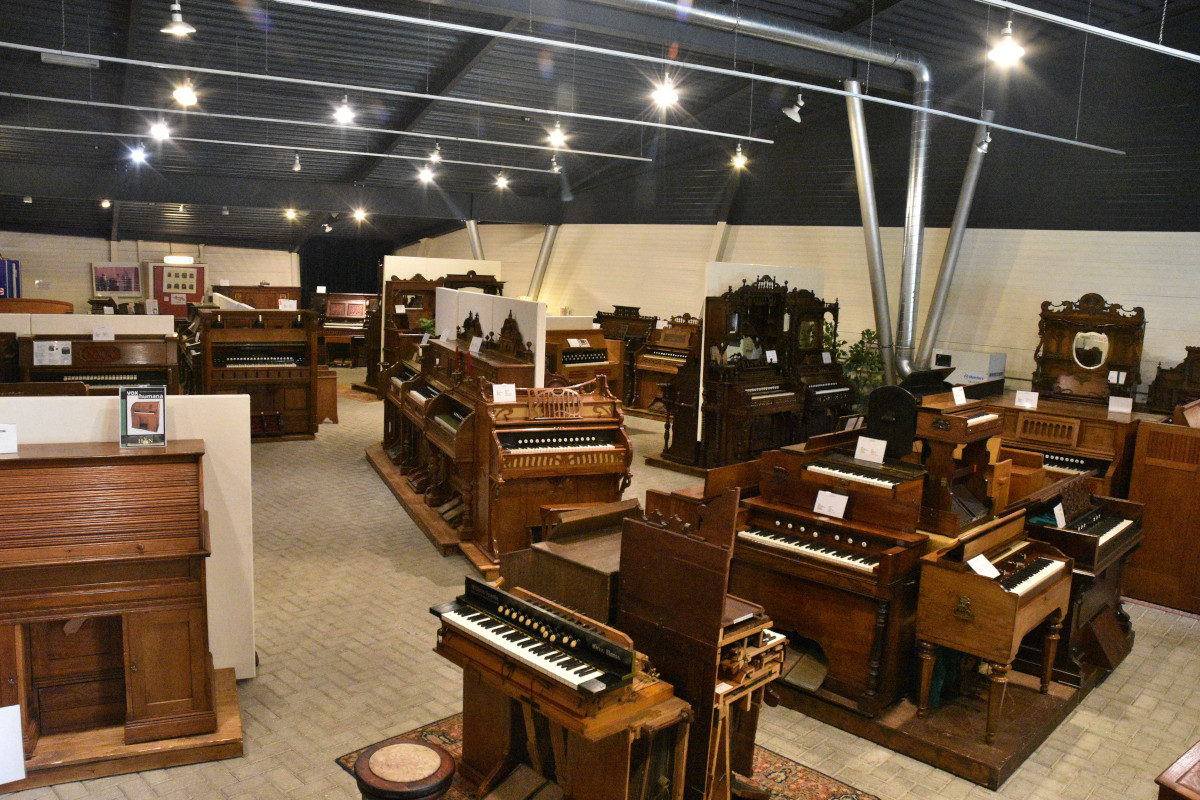 Harmonium Museum Expositie ruimte