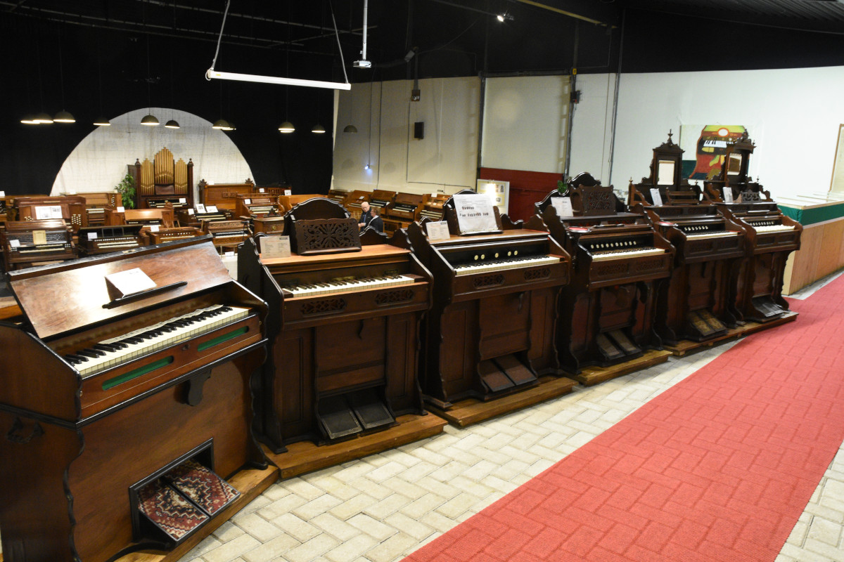 Harmonium Museum tentoonstelling van der Tak